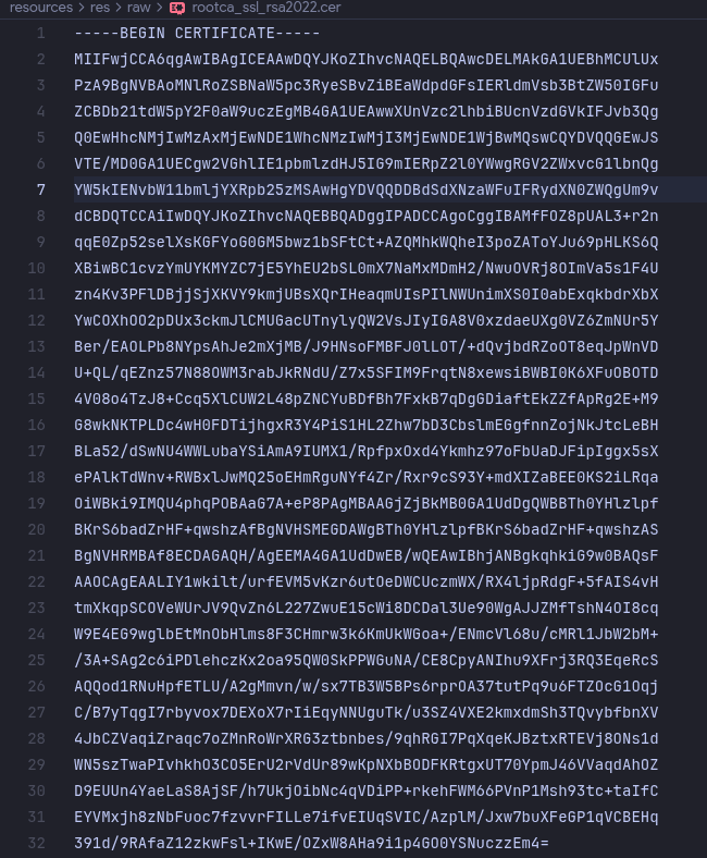 -----BEGIN CERTIFICATE----- MIIFwjCCA6qgAwIBAgICEA...