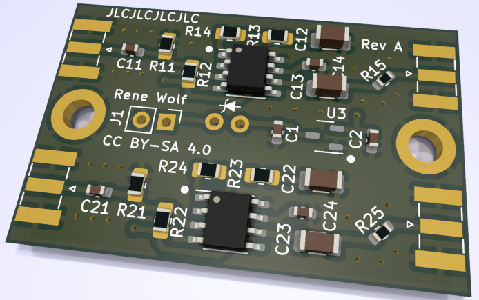 Референсный дизайн двухканального ADA преда от Rene Wolf
