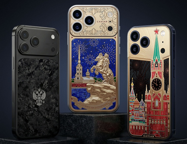 В России представили iPhone 17 Pro с миниатюрным &laquo;Медным всадником&raquo;