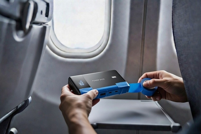 В Южной Корее ввели полный запрет на использование мобильных аккумуляторов в самолетах. Перевозить их по-прежнему можно, но только если заклеить порты изолентой - 1 В Южной Корее ввели полный запрет на использование мобильных аккумуляторов в самолетах. Перевозить их по-прежнему можно, но только если заклеить порты изолентой