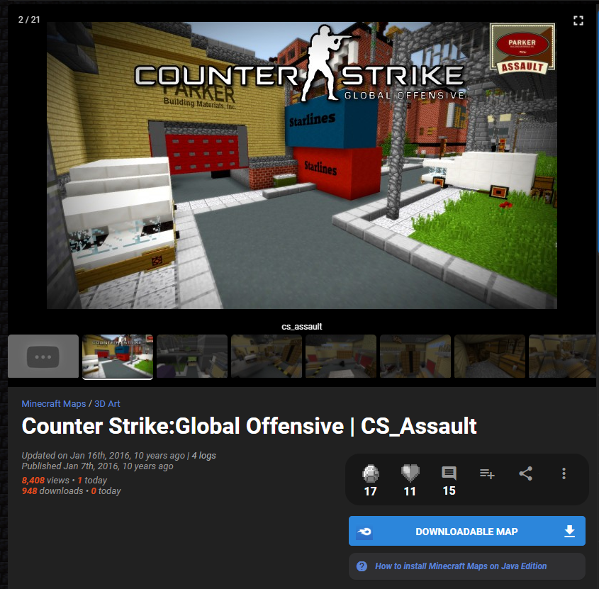 Как я построила знаменитую карту Counter-Strike в Minecraft и перенесла оттуда в CSS и CS2 - 3