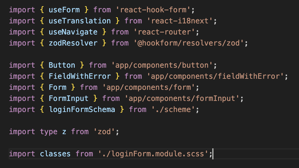 Организация импортов в React + TypeScript: настройка ESLint для порядка и чистоты кода - 4 Организация импортов в React + TypeScript: настройка ESLint для порядка и чистоты кода - 4