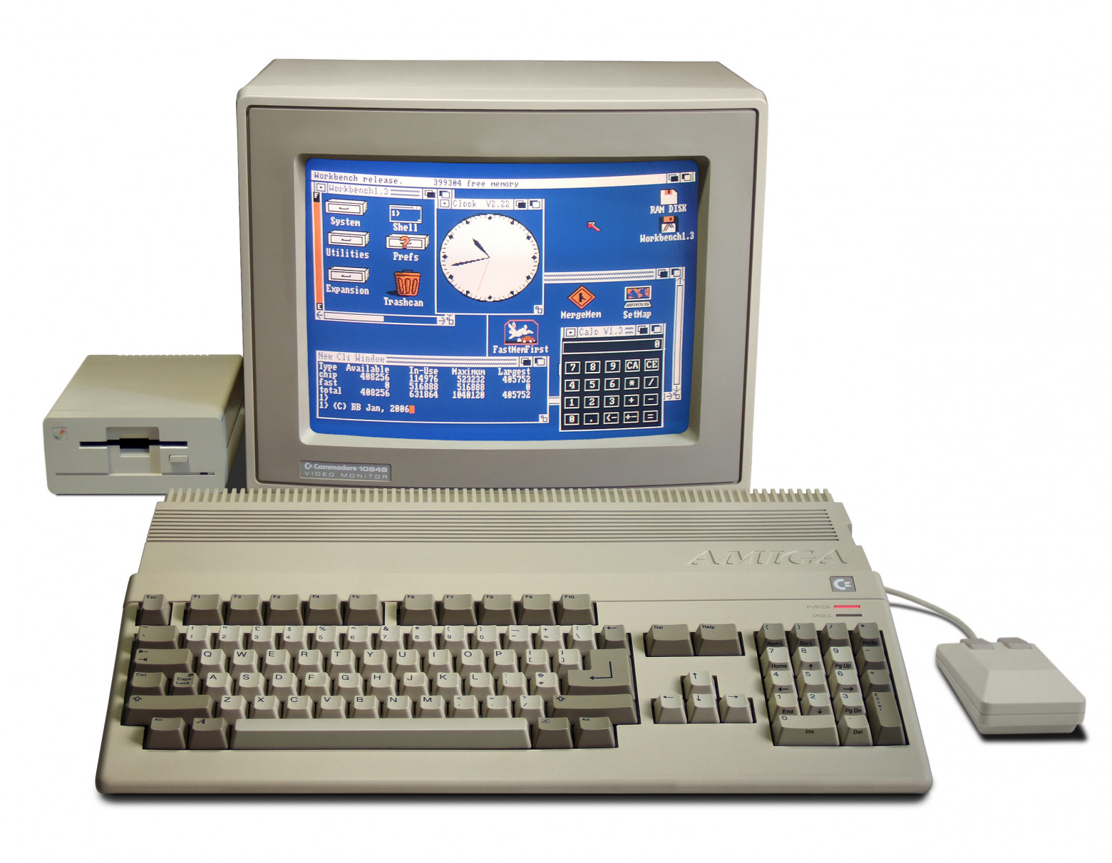 Amiga 500. Фото из Википедии