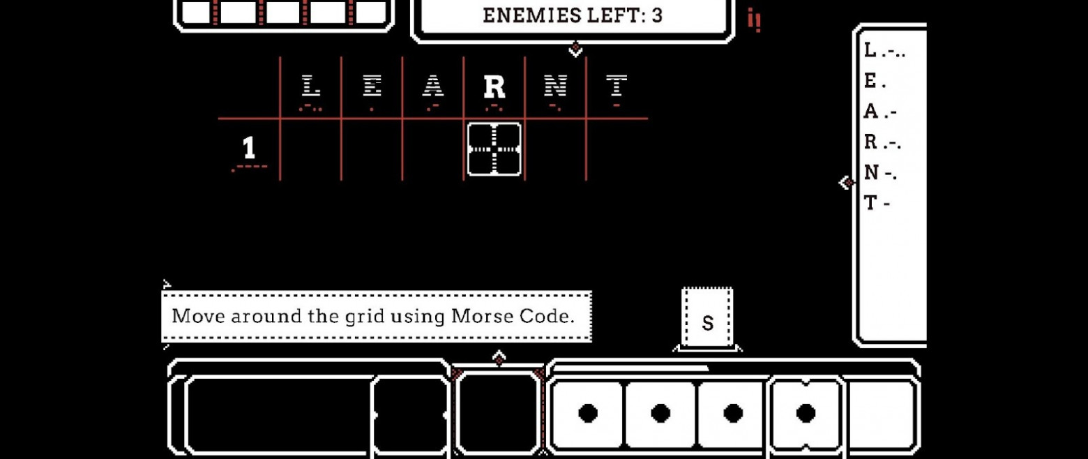 Интерфейс игры MORSE.
