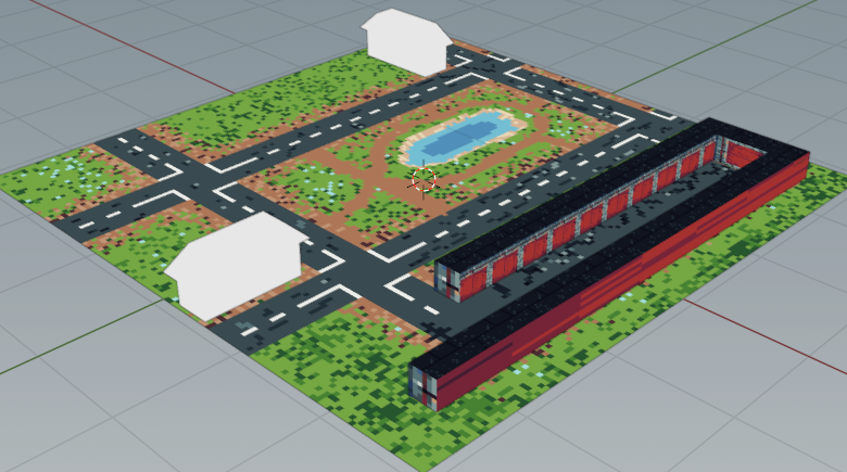 Первая версия главного меню игры