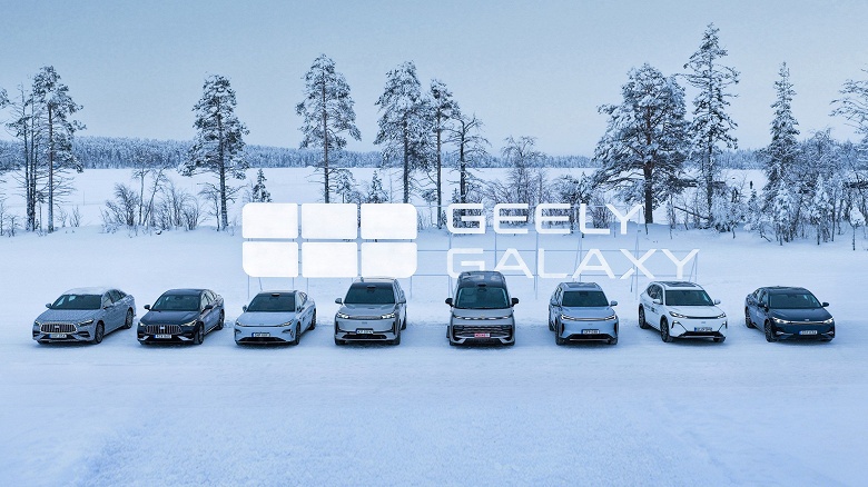 Гибридный кроссовер Geely EX5 EM-i прошел испытания за полярным кругом - 1 Гибридный кроссовер Geely EX5 EM-i прошел испытания за полярным кругом