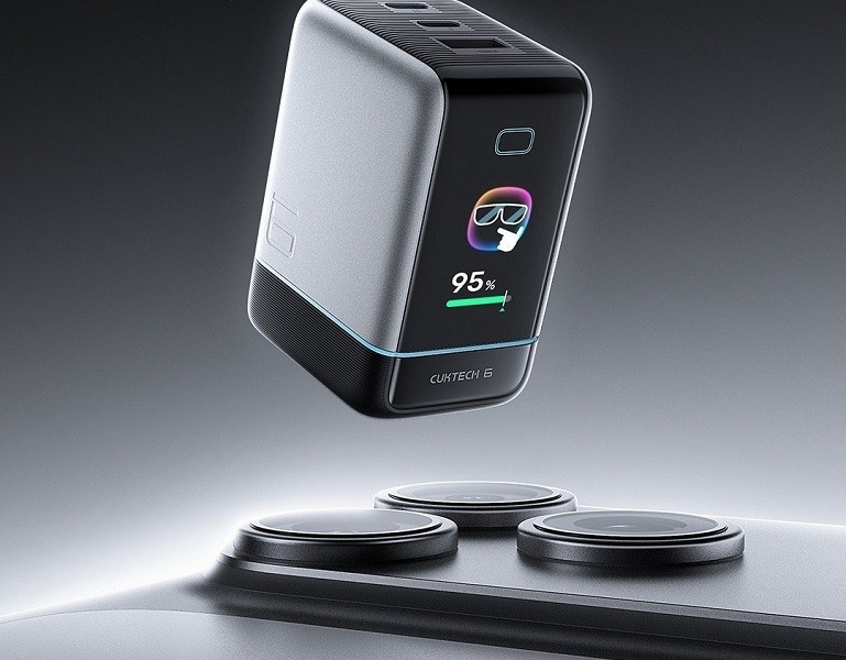 Крошечное и очень дешёвой зарядное устройство GaN мощностью 100 Вт для iPhone, Android-устройств и ноутбуков. Представлено Ultra No. 6 Display Charger