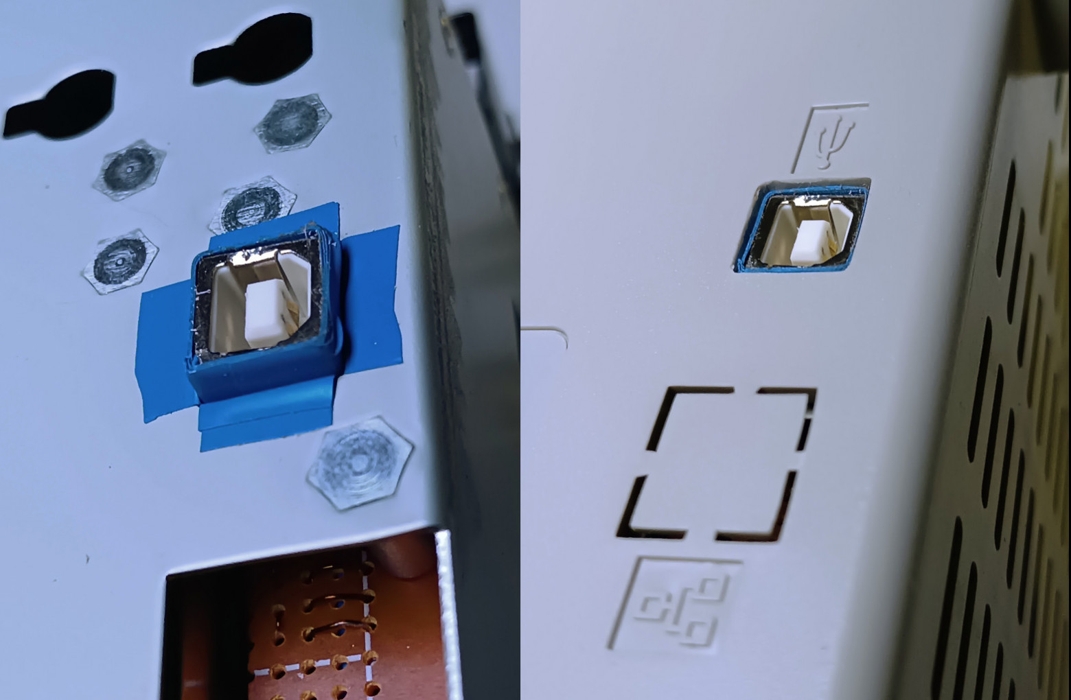 Внутри корпуса железный экран. Да и без синей изоленты работать не будет.