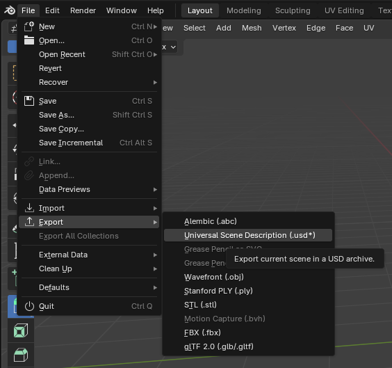 Что такое OpenUSD, или Как подружить Blender и Git - 4
