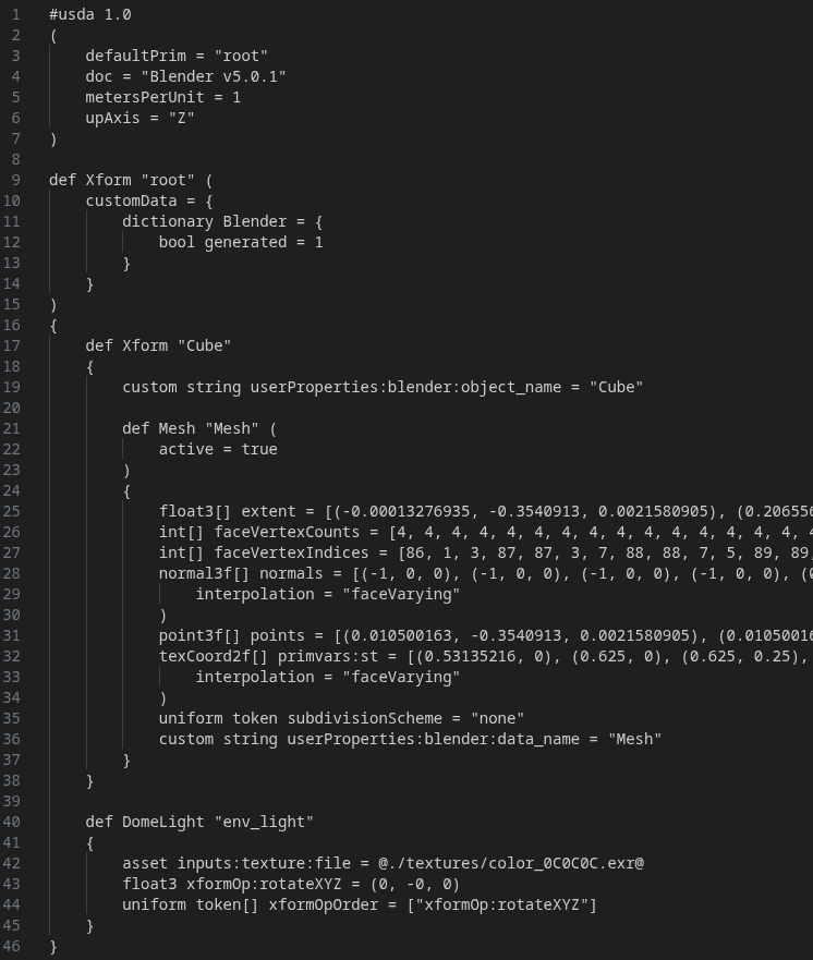 Что такое OpenUSD, или Как подружить Blender и Git - 5