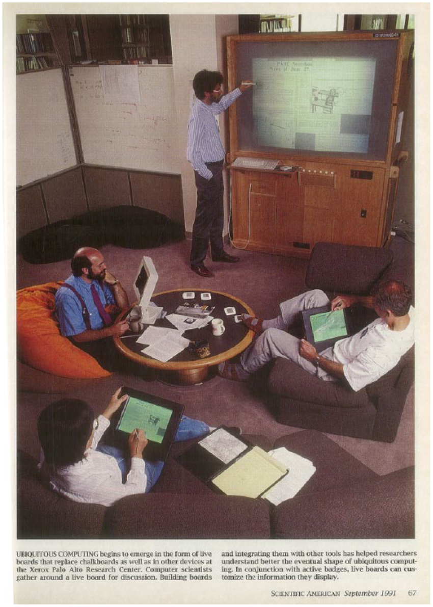 Офисная встреча в Xerox PARC, 1991