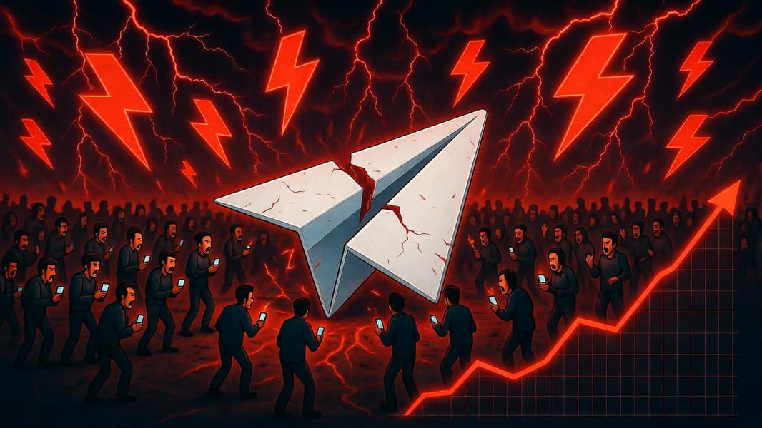 Тысячи жалоб за час: в Telegram масштабный сбой, мессенджер «упал» в России, США и Европе - 1