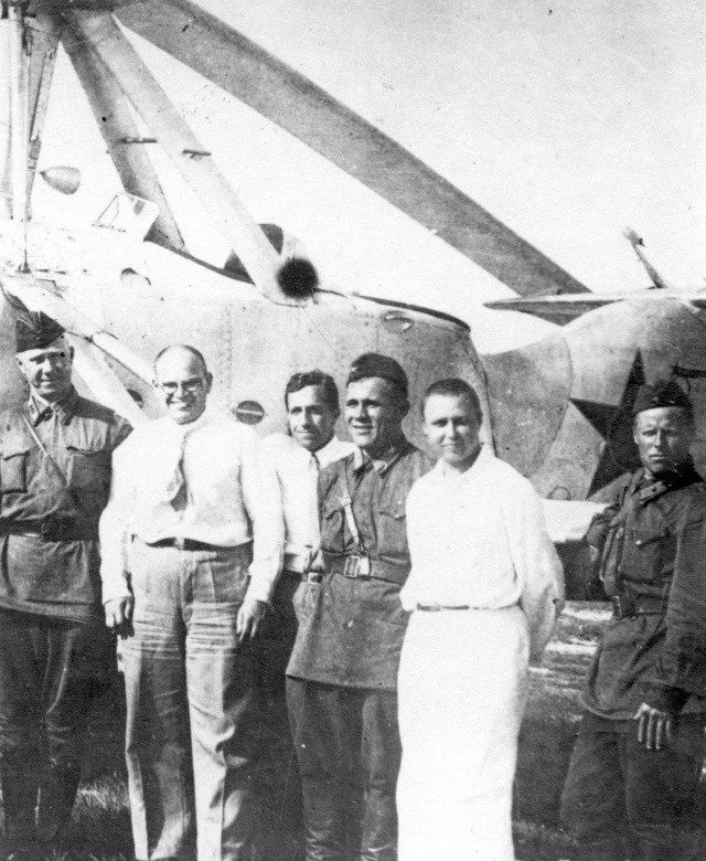 Камов и Миль с военными лётчиками