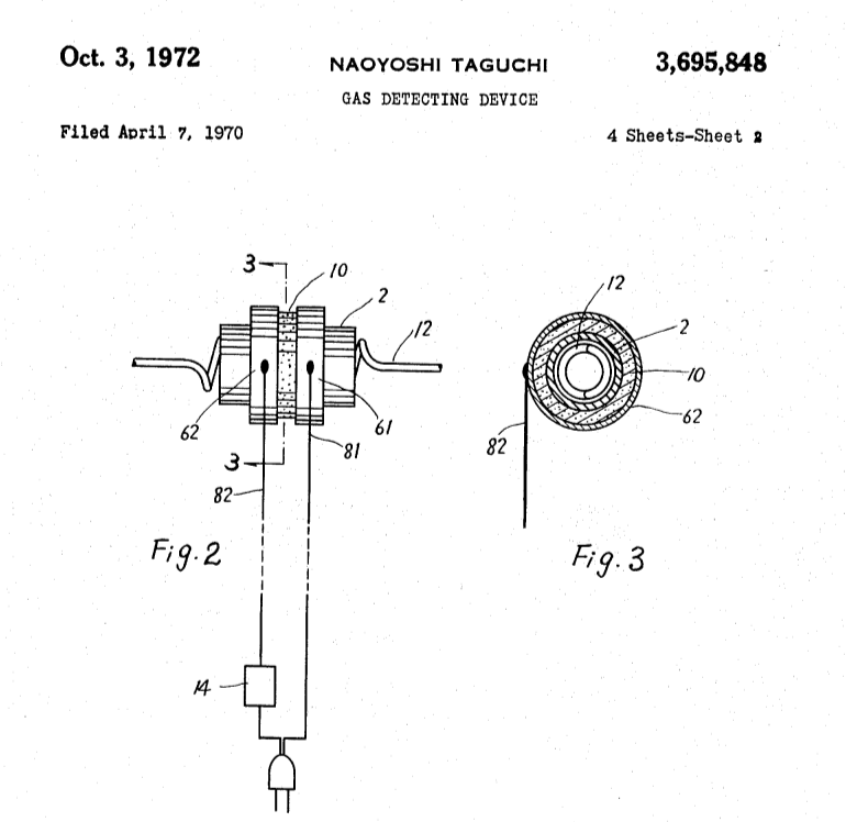 Патент Наёси Тагучи. 