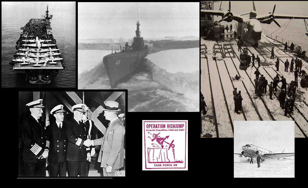 Фотографии антарктической операции ВМС США «Highjump» во главе с адмиралом Ричардом Бэрдом