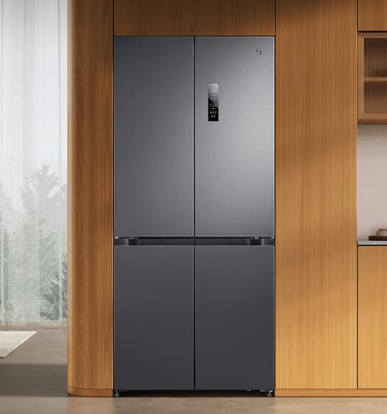 Xiaomi выпустила большой холодильник на 606 литров с двойной системой охлаждения и стерилизацией 99,99% за $580. Представлен Mijia Refrigerator Pro Dual System Cross 606L - 1