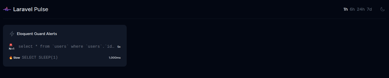 Eloquent Guard: как ловить N+1 и медленные запросы в Laravel, не зарываясь в vendor - 1