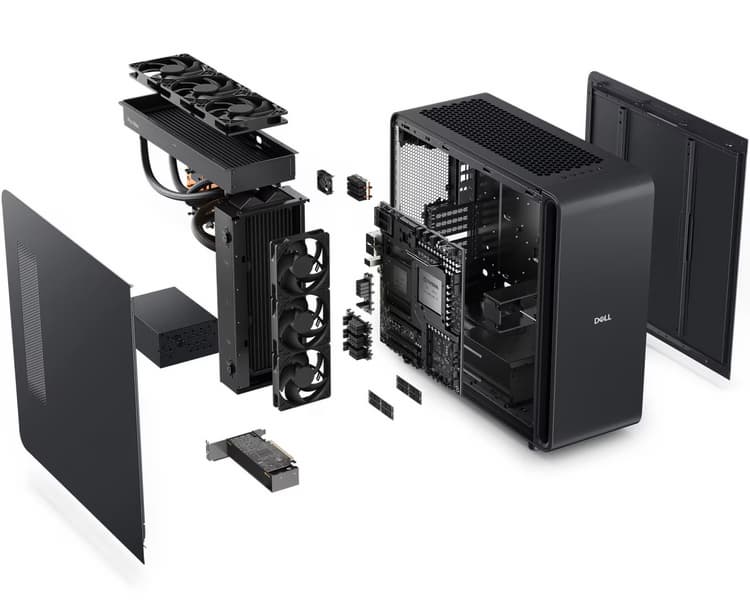 Dell выпустила настольный ПК Pro Max GB300, внутри которого фактически размещена платформа для ЦОД. К примеру, там почти 500 ГБ ОЗУ - 1