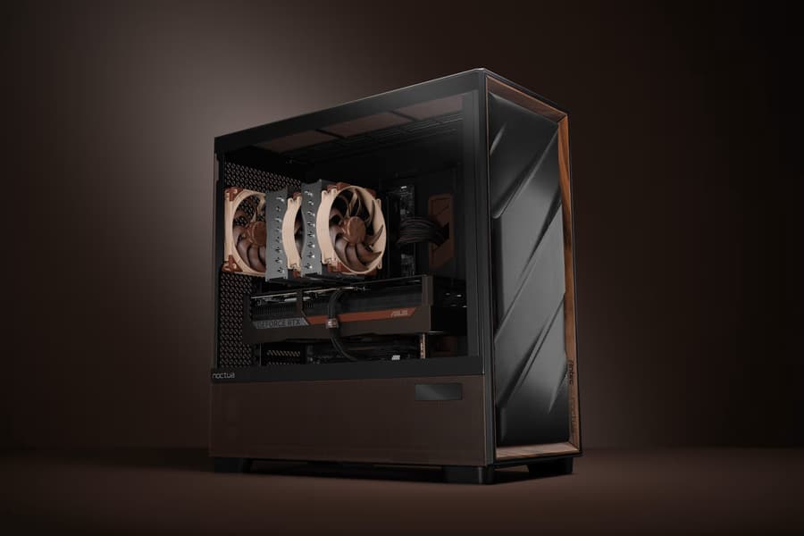Большой ПК-корпус, чтобы собрать коричневый ПК. Представлен Antec Flux Pro Noctua Edition за 400 долларов - 1