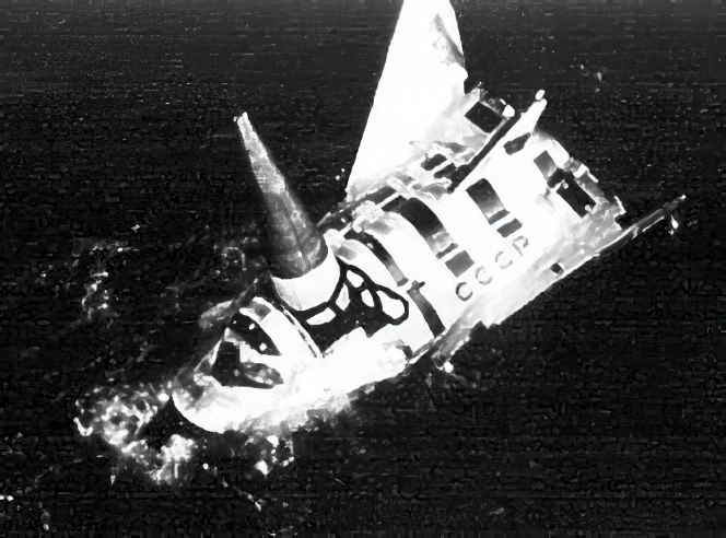 БОР-4 в воде. Источник.