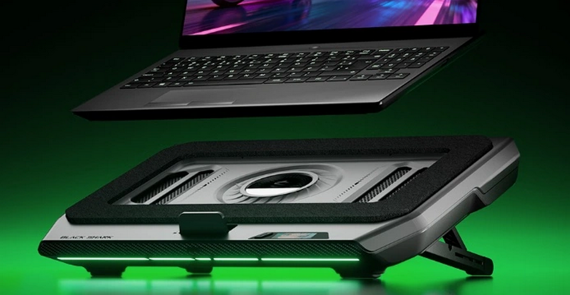 Даже самый мощный игровой ноутбук не перегреется. Представлена недорогая охлаждающая подставка Black Shark Pro - 1