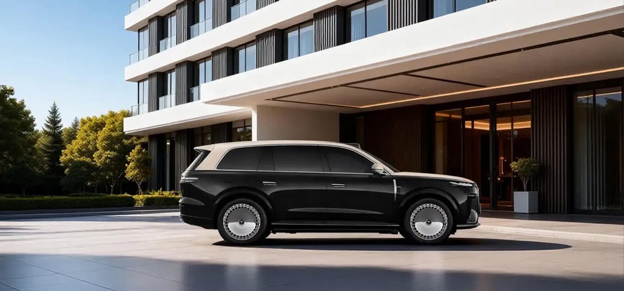 Гибридный Voyah Taishan выйдет в России с размахом: три мотора, 1120 км хода, богатый салон и пневмоподвеска в базе - 2