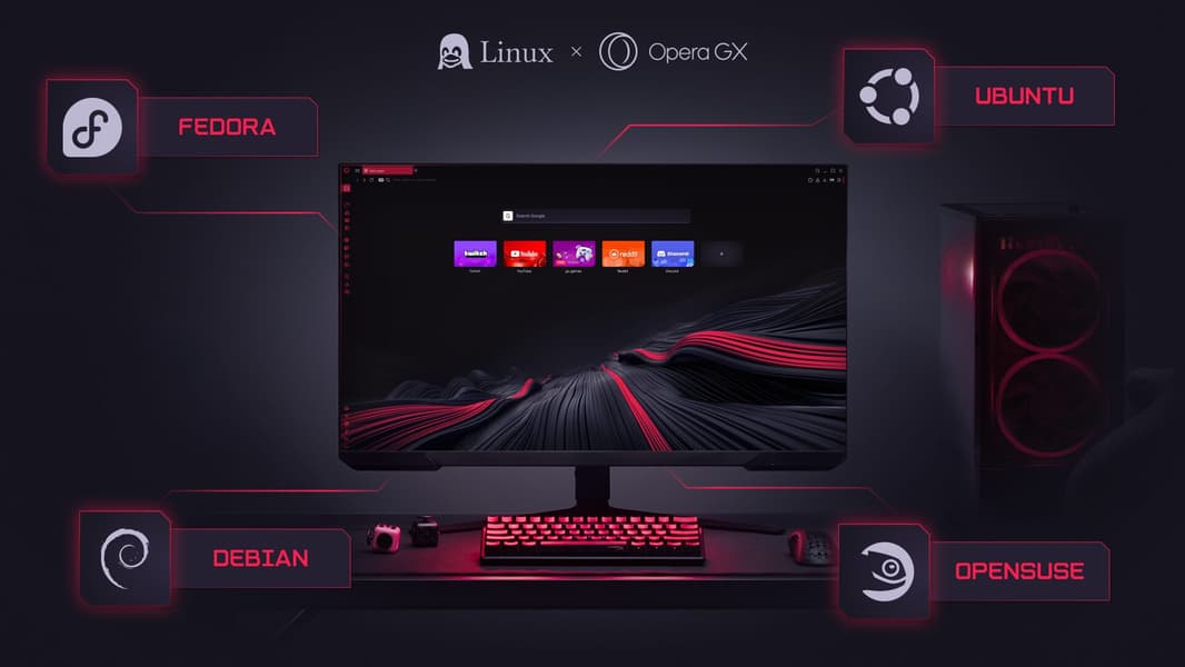 Игровой браузер Opera GX вышел на Linux - 1