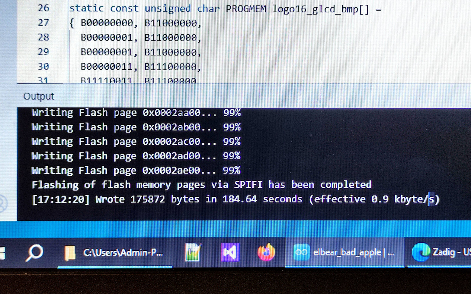 Время загрузки через ELJTAG