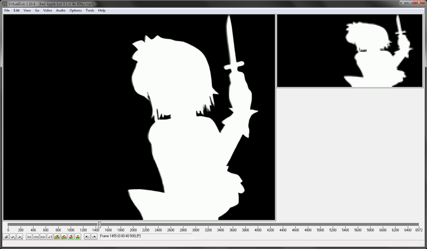 Конверсия с понижением разрешения в VirtualDub