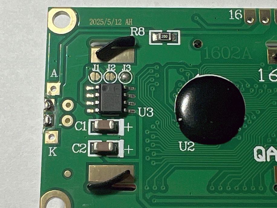 Доработка алфавитно-цифрового ЖК-модуля 1602A (ЖКИ LCD1602) для работы от 3.3V - 6