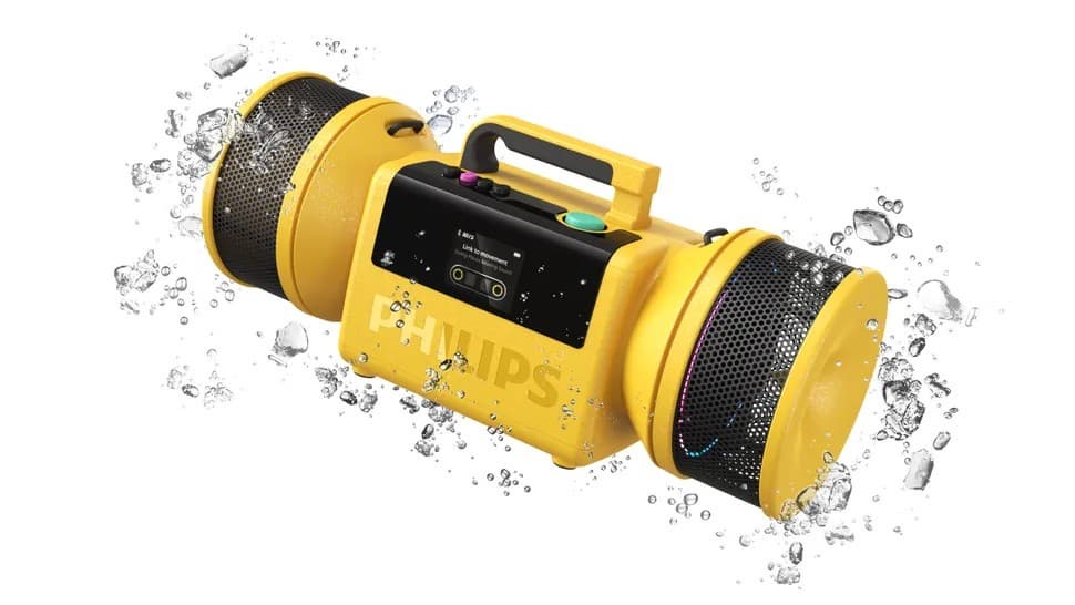 Как будто гаджеты из 80-х. Philips возродила линейку Moving Sound и представила ярко-жёлтые портативные колонки и наушники - 1