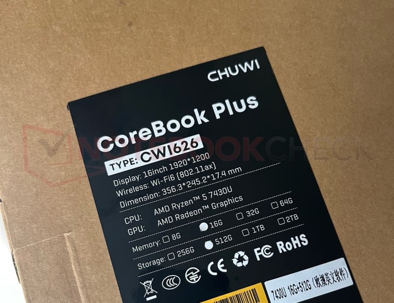 Chuwi официально признала подмену процессоров в своих ноутбуках: вместо Ryzen 5 7430U пользователи получали старый Ryzen 5 5500U - 2