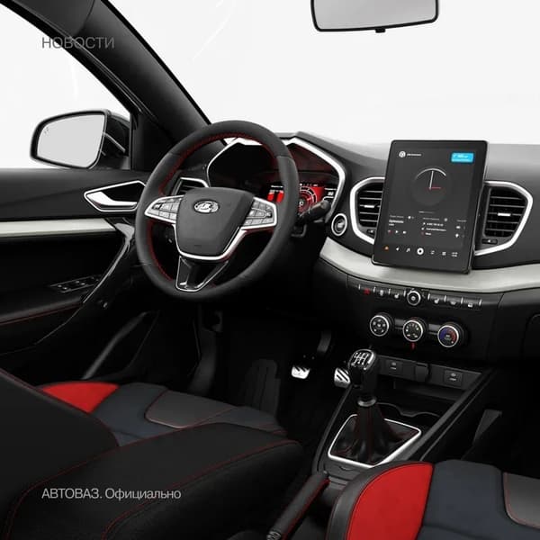 Самая мощная Lada Vesta — и самая технологичная. Стартовали продажи новой Lada Vesta Sport: 147 л.с., 6-ступенчатая коробка, два 10-дюймовых экрана и Яндекс Авто — 2,35 млн рублей - 2