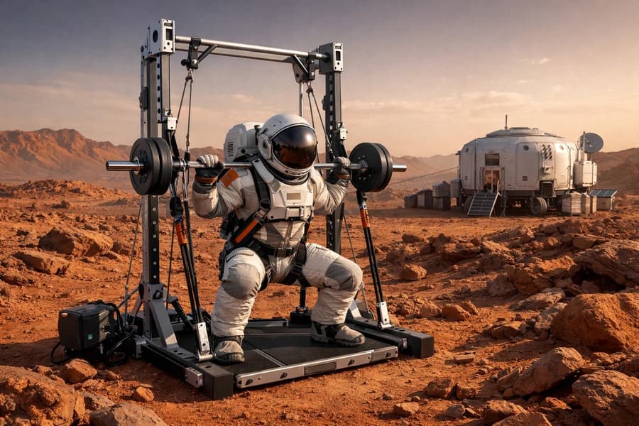 Гравитации Марса может не хватить для сохранения мышц у астронавтов - 1