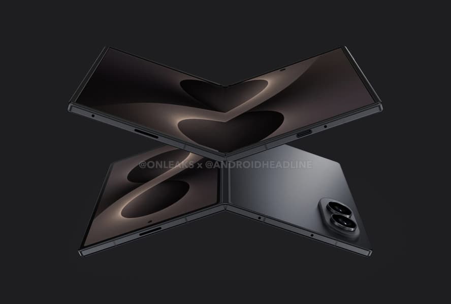 Появились изображения Samsung Galaxy Z Fold 8 Wide. Аналогичный форм-фактор ожидается в iPhone Fold - 1