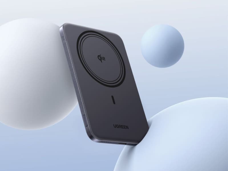Тонкий беспроводной мобильный аккумулятор, который цепляется магнитами с усилием в 8 кг: Ugreen MagFlow Air Qi2 15W Ultra-Slim 5000 mAh поступил в продажу - 1 Тонкий беспроводной мобильный аккумулятор, который цепляется магнитами с усилием в 8 кг: Ugreen MagFlow Air Qi2 15W Ultra-Slim 5000 mAh поступил в продажу - 1