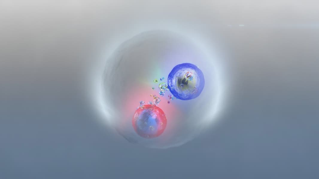 Независимое измерение на Большом адронном коллайдере подтвердило существование топония — редкого объединения топ-кварка и антикварка - 1