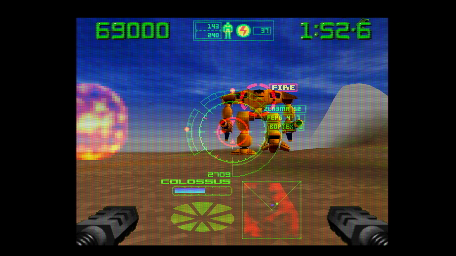 Вот так босс по имени Colossus выглядел в игре