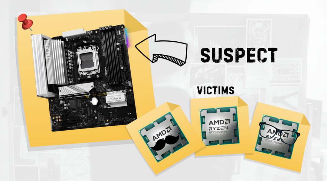 Средство массового уничтожения Ryzen 7 9800X3D: одна материнская плата ASRock «убила» уже три Ryzen 7 9800X3D - 1 Средство массового уничтожения Ryzen 7 9800X3D: одна материнская плата ASRock «убила» уже три Ryzen 7 9800X3D - 1
