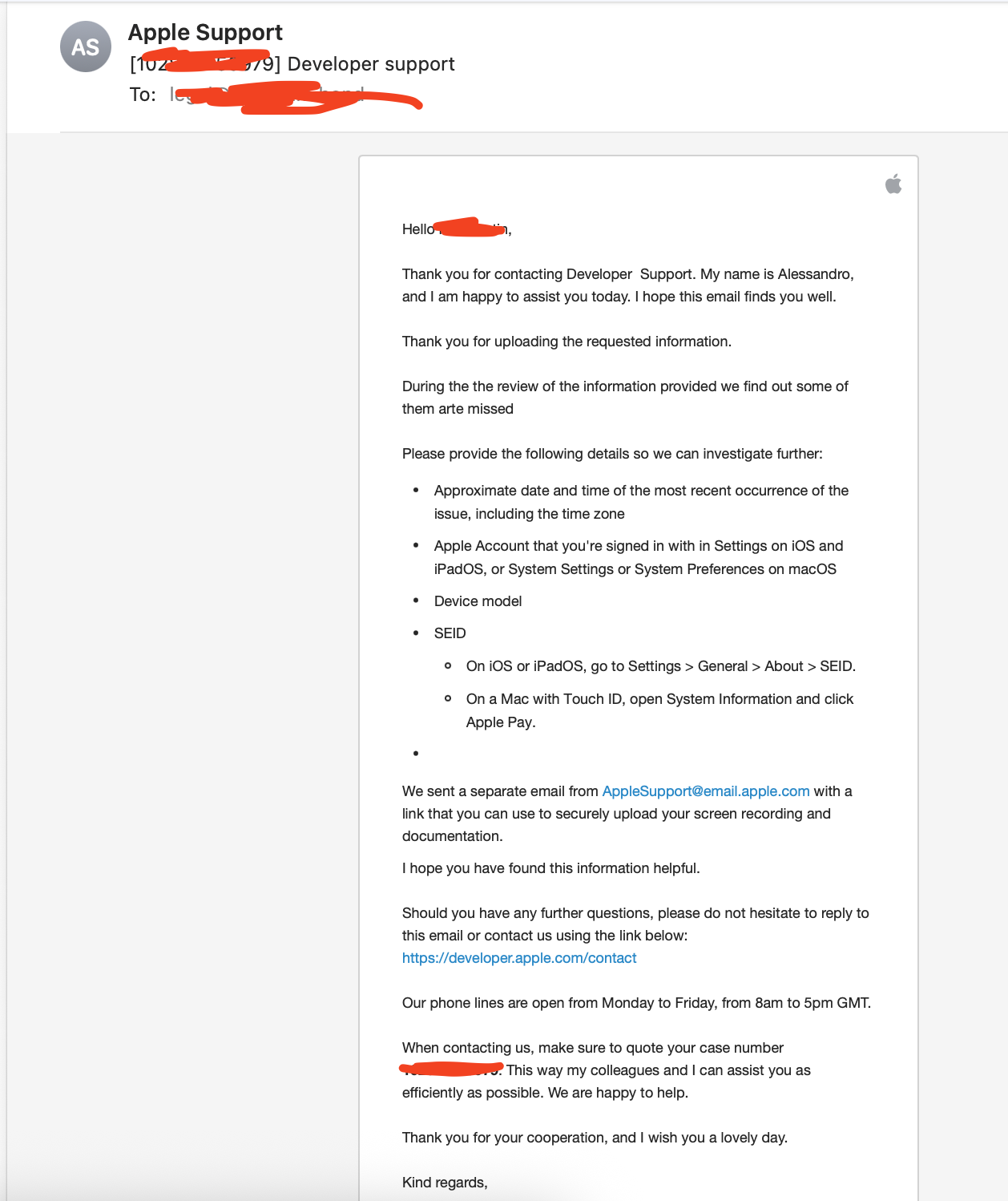 Apple Developer enrollment и Unknown Error: как «неизвестная» ошибка оказалась региональным ограничением - 2