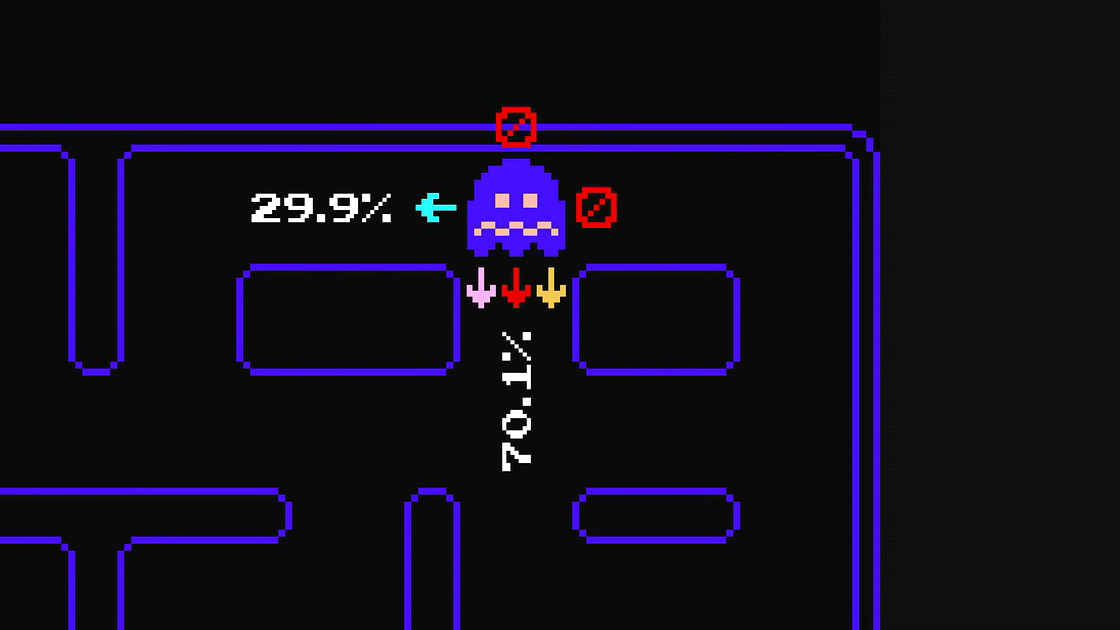 Как выбирают свой путь призраки в Pac-Man - 10