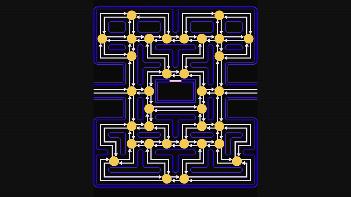 Как выбирают свой путь призраки в Pac-Man - 16