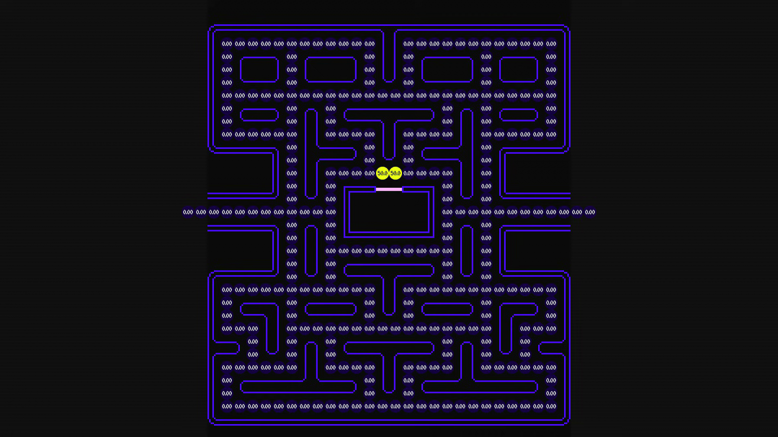 Как выбирают свой путь призраки в Pac-Man - 25