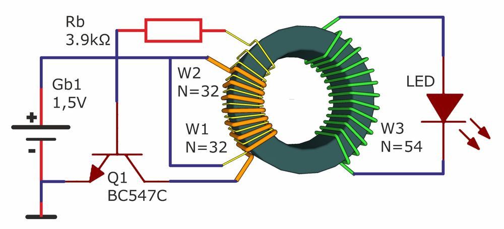 Рисунок 2 — принципиальная схема преобразователя