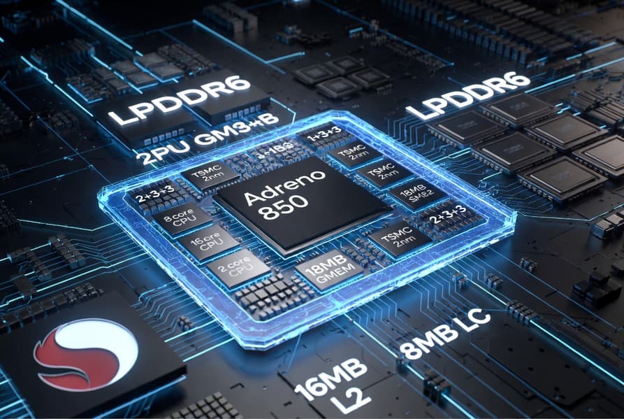 Топовая SoC Snapdragon 8 Elite Gen 6 Pro получит 16 МБ кеша L2, 8 МБ кеша SLC и 18 МБ кэша GMEM - 1