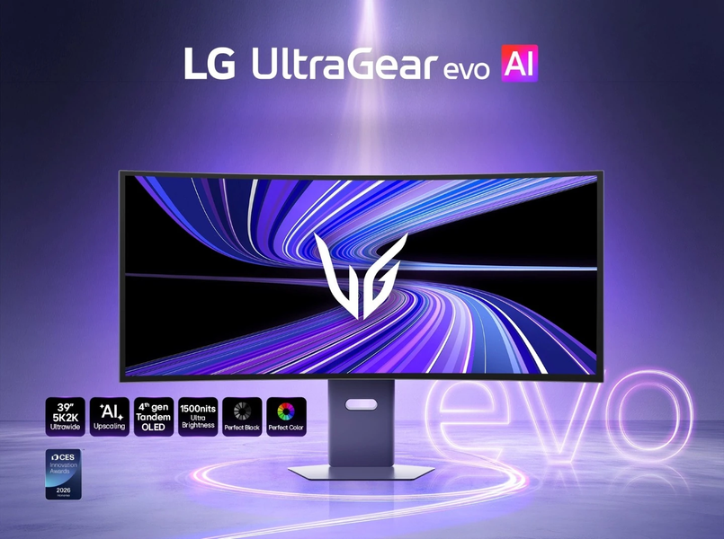 39-дюймовый OLED-монитор 5K 165 ГЦ или 2K 330 Гц. LG UltraGear evo 39GX950B-B обрастает деталями - 1 39-дюймовый OLED-монитор 5K 165 ГЦ или 2K 330 Гц. LG UltraGear evo 39GX950B-B обрастает деталями - 1