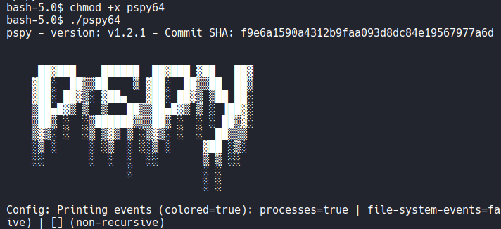 запуск pspy