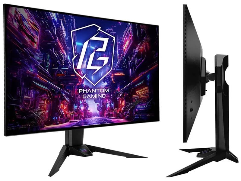 32 дюйма, WOLED, а не QD-OLED, и частота до 480 Гц. ASRock представила большой игровой монитор PGO32UFS2C - 1