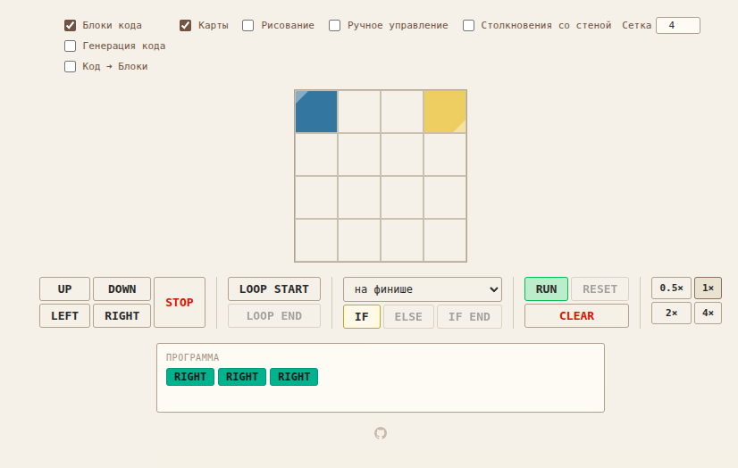 Первая простая карта