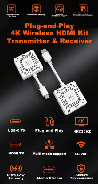 Видео 4К без проводов и без Wi-Fi: На Kickstarter представили LOVX 4K — беспроводную замену HDMI-кабелю - 2 Видео 4К без проводов и без Wi-Fi: На Kickstarter представили LOVX 4K — беспроводную замену HDMI-кабелю - 2